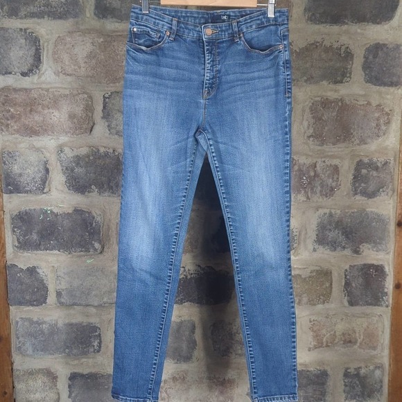 Tint Jeans The Flawless Mid Rise Legging Woman's Size 10 Skinny Light‎ Wash - Picture 1 of 15